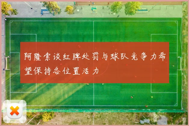 阿隆索谈红牌处罚与球队竞争力希望保持各位置活力